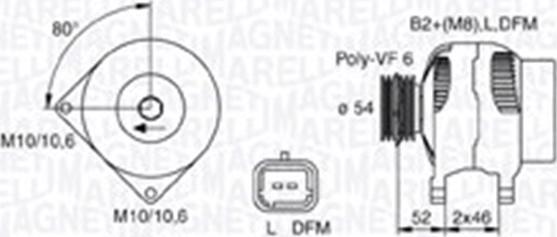 Magneti Marelli 063730027010 - Alternatore autozon.pro