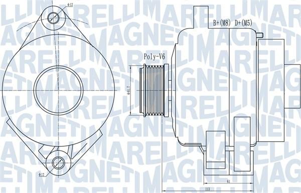 Magneti Marelli 063731995010 - Alternatore autozon.pro