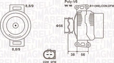 Magneti Marelli 063731996010 - Alternatore autozon.pro