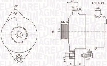 Magneti Marelli 063731949010 - Alternatore autozon.pro