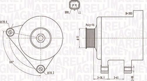 Magneti Marelli 063731944010 - Alternatore autozon.pro