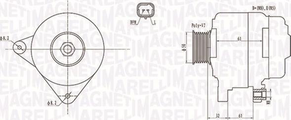 Magneti Marelli 063731959010 - Alternatore autozon.pro