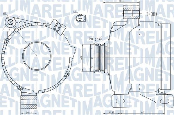 Magneti Marelli 063731968010 - Alternatore autozon.pro