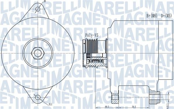 Magneti Marelli 063731909010 - Alternatore autozon.pro