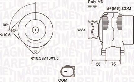 Magneti Marelli 063731904010 - Alternatore autozon.pro