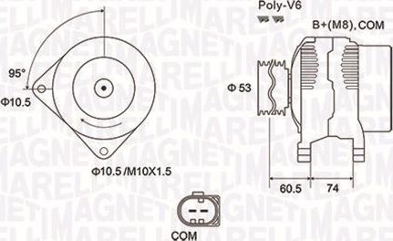 Magneti Marelli 063731905010 - Alternatore autozon.pro