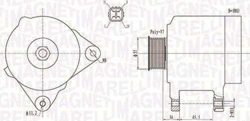 Magneti Marelli 063731907010 - Alternatore autozon.pro