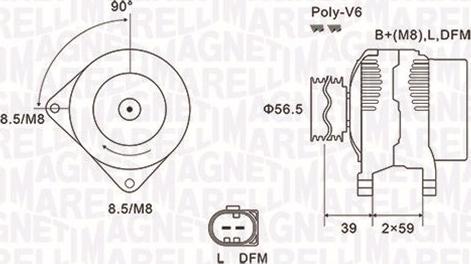 Magneti Marelli 063731911010 - Alternatore autozon.pro