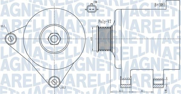 Magneti Marelli 063731918010 - Alternatore autozon.pro