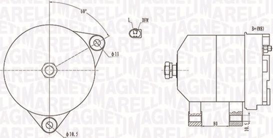 Magneti Marelli 063731913010 - Alternatore autozon.pro