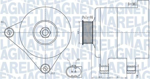 Magneti Marelli 063731985010 - Alternatore autozon.pro