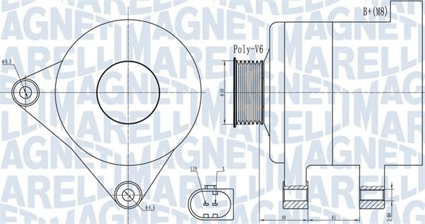 Magneti Marelli 063731986010 - Alternatore autozon.pro