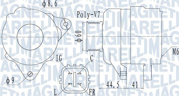 Magneti Marelli 063731981010 - Alternatore autozon.pro