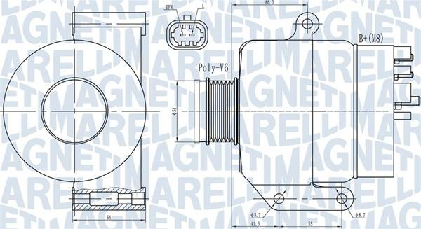 Magneti Marelli 063731987010 - Alternatore autozon.pro