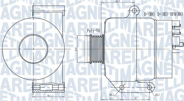 Magneti Marelli 063731935010 - Alternatore autozon.pro