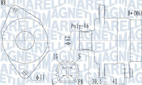 Magneti Marelli 063731930010 - Alternatore autozon.pro