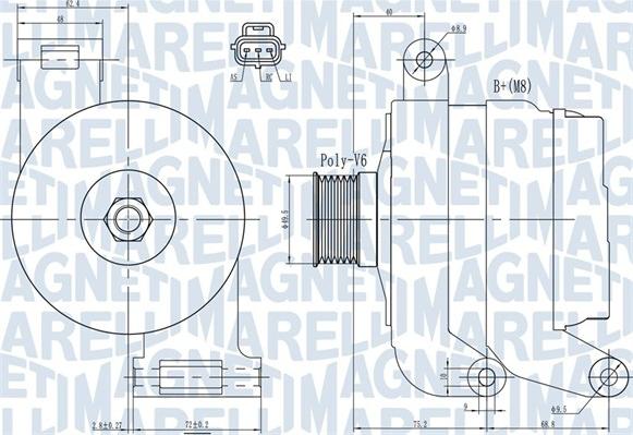 Magneti Marelli 063731931010 - Alternatore autozon.pro