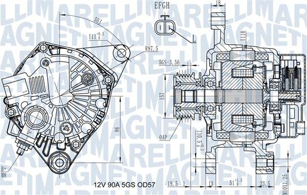 Magneti Marelli 063731938010 - Alternatore autozon.pro