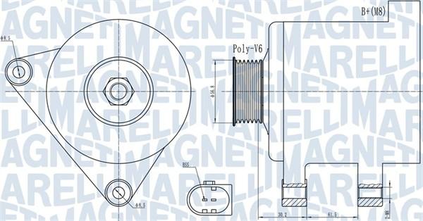 Magneti Marelli 063731937010 - Alternatore autozon.pro