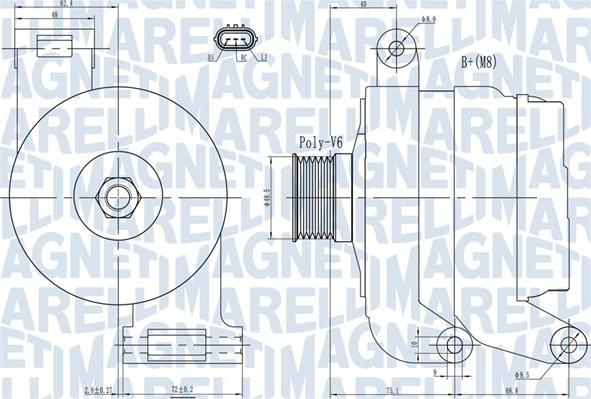 Magneti Marelli 063731926010 - Alternatore autozon.pro