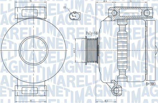 Magneti Marelli 063731923010 - Alternatore autozon.pro