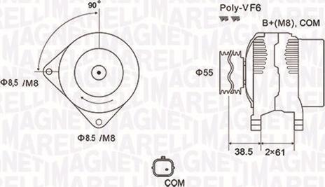 Magneti Marelli 063731975010 - Alternatore autozon.pro