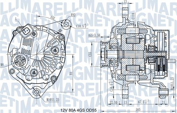 Magneti Marelli 063731977010 - Alternatore autozon.pro