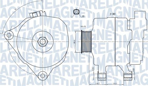 Magneti Marelli 063731499010 - Alternatore autozon.pro