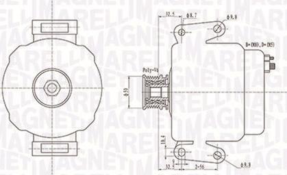 Magneti Marelli 063731481010 - Alternatore autozon.pro