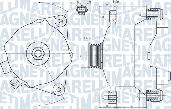 Magneti Marelli 063731483010 - Alternatore autozon.pro