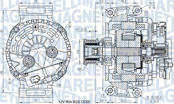 Magneti Marelli 063731439210 - Alternatore autozon.pro