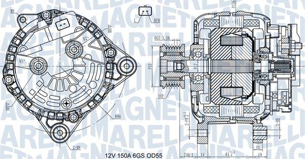 Magneti Marelli 063731435410 - Alternatore autozon.pro