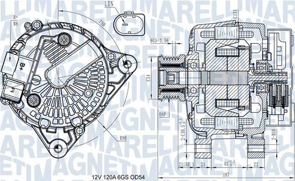 Magneti Marelli 063731545910 - Alternatore autozon.pro