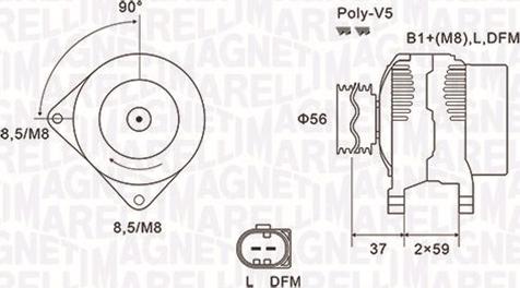 Magneti Marelli 063731541010 - Alternatore autozon.pro