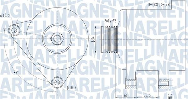 Magneti Marelli 063731559010 - Alternatore autozon.pro