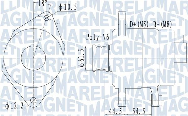 Magneti Marelli 063731558010 - Alternatore autozon.pro