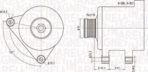 Magneti Marelli 063731553010 - Alternatore autozon.pro