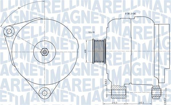 Magneti Marelli 063731501010 - Alternatore autozon.pro