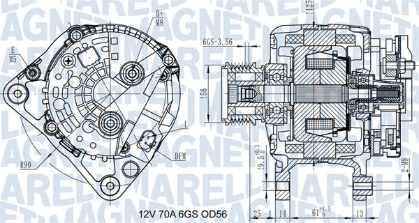 Magneti Marelli 063731502010 - Alternatore autozon.pro