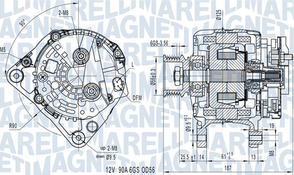 Magneti Marelli 063731512010 - Alternatore autozon.pro