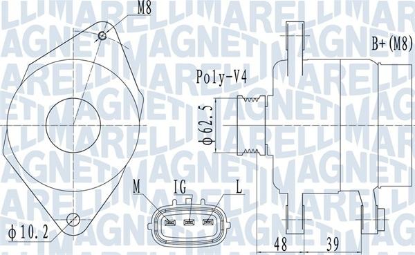 Magneti Marelli 063731517010 - Alternatore autozon.pro