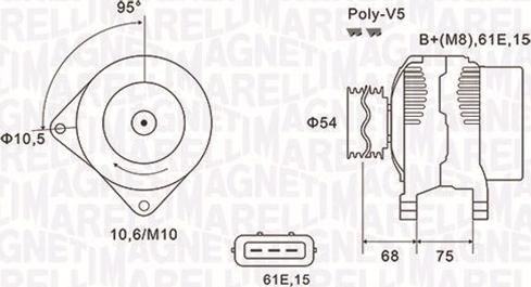 Magneti Marelli 063731584010 - Alternatore autozon.pro