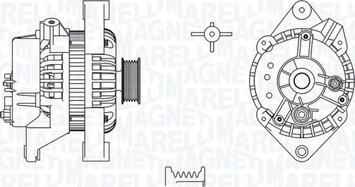 Magneti Marelli 063731581010 - Alternatore autozon.pro