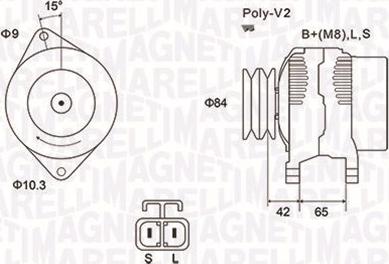 Magneti Marelli 063731530010 - Alternatore autozon.pro