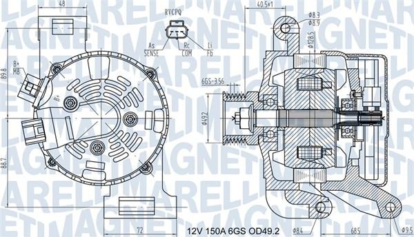 Magneti Marelli 063731575010 - Alternatore autozon.pro