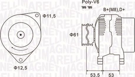 Magneti Marelli 063731698010 - Alternatore autozon.pro