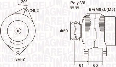 Magneti Marelli 063731643010 - Alternatore autozon.pro