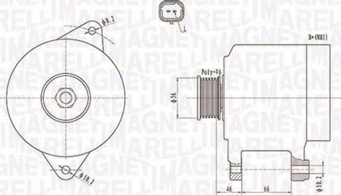 Magneti Marelli 063731653010 - Alternatore autozon.pro