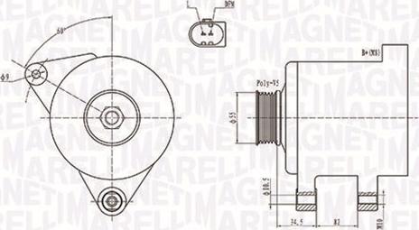 Magneti Marelli 063731664010 - Alternatore autozon.pro