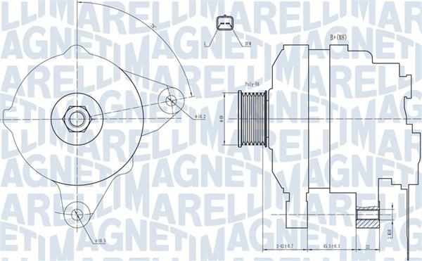 Magneti Marelli 063731665010 - Alternatore autozon.pro